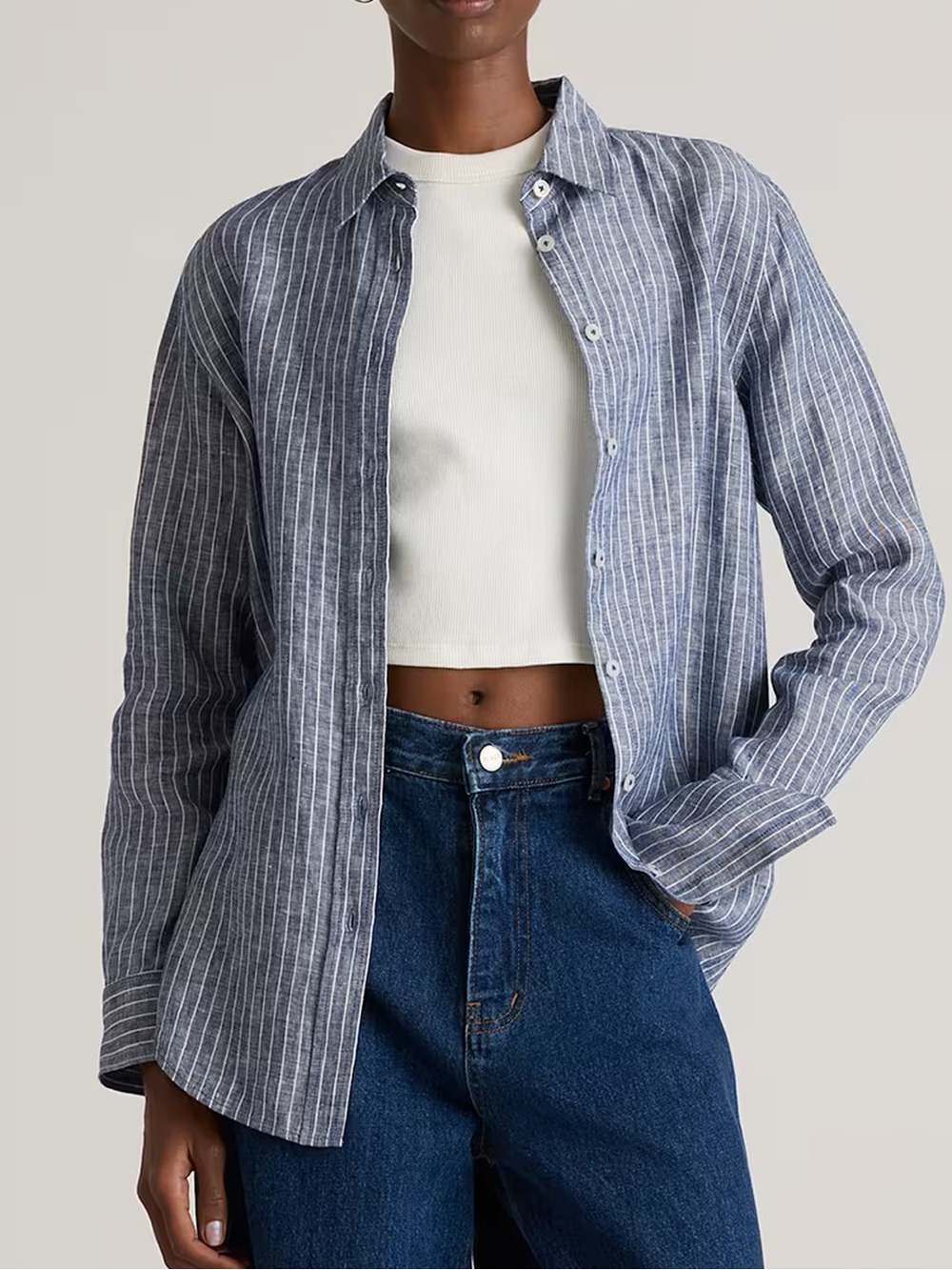 Quince 100% European Linen Long Sleeve Shirt